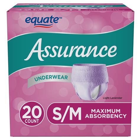 Assurance Women&39;s Incontinence & Postpartum Underwear, XL , Maximum Absorbency (72 Count) 295. . Assurance underwear